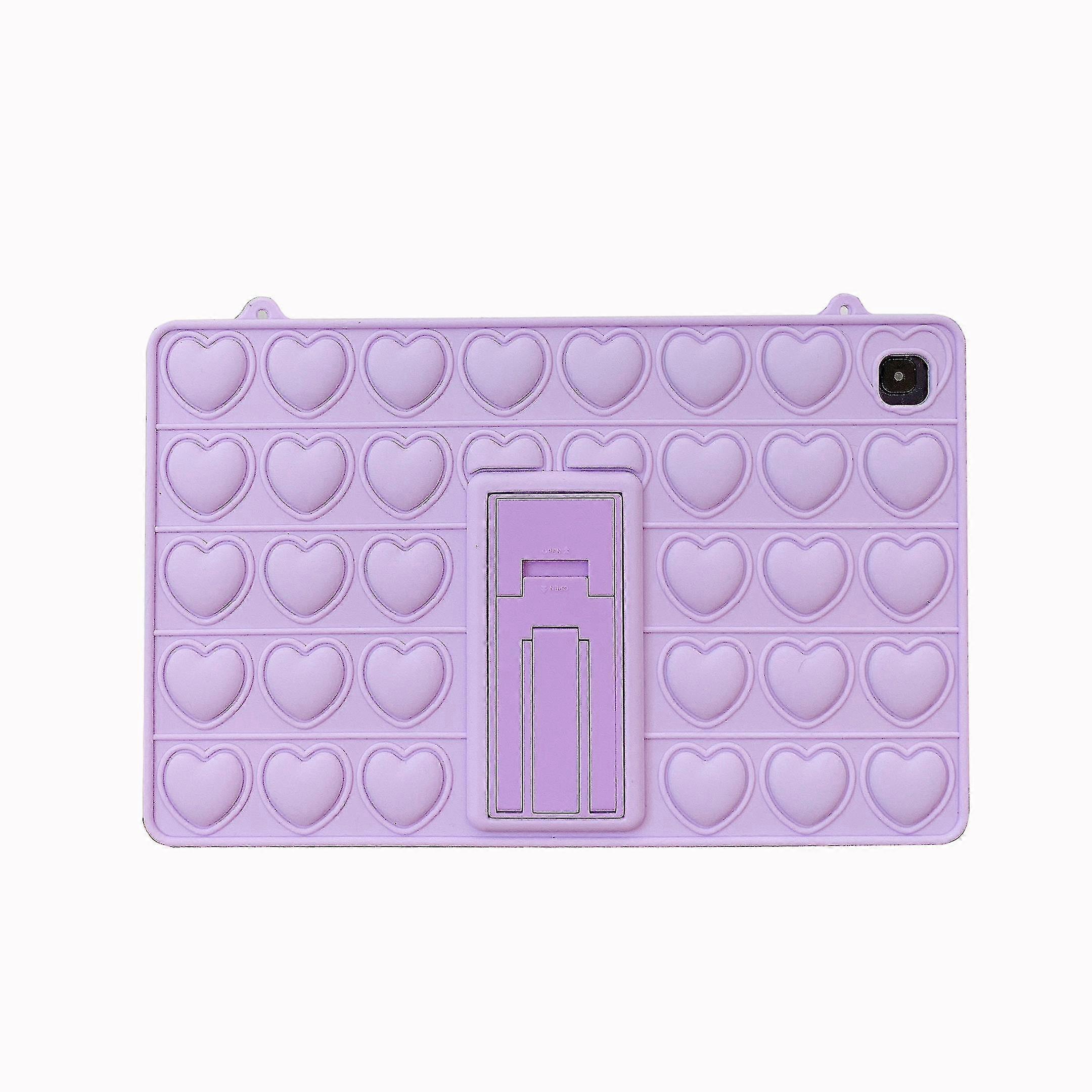 Pop-it Push Bubble Fidget Toy Silicone Cute Case per Ipad con cordino e ciondolo