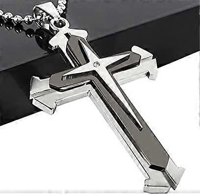 Mannen Titanium Cross Ketting