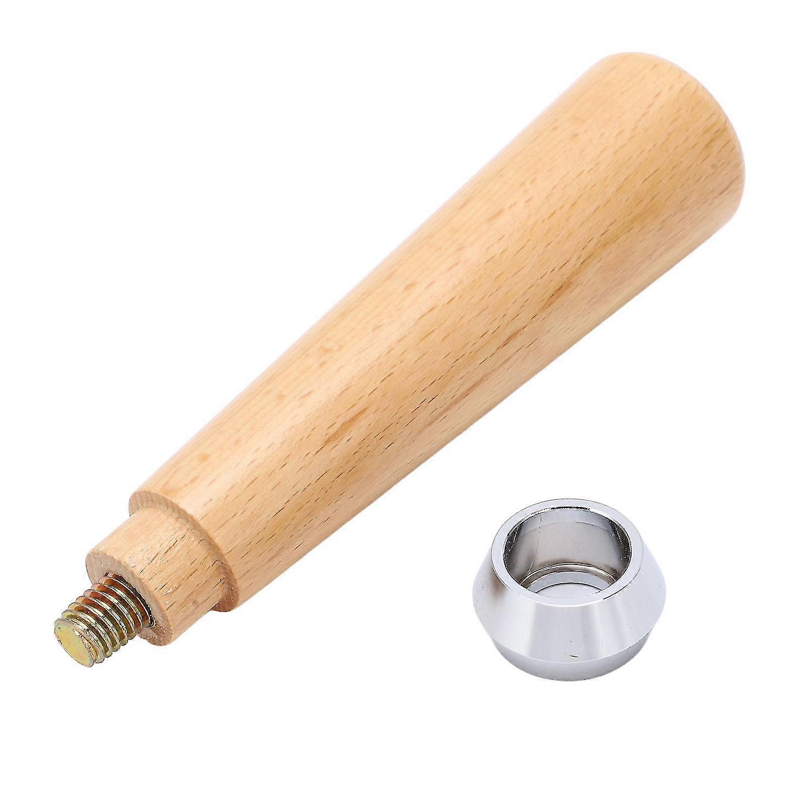 Wooden Coffee Portafilter Handle - M10 Size for Comfortable Grip and Stable Operation