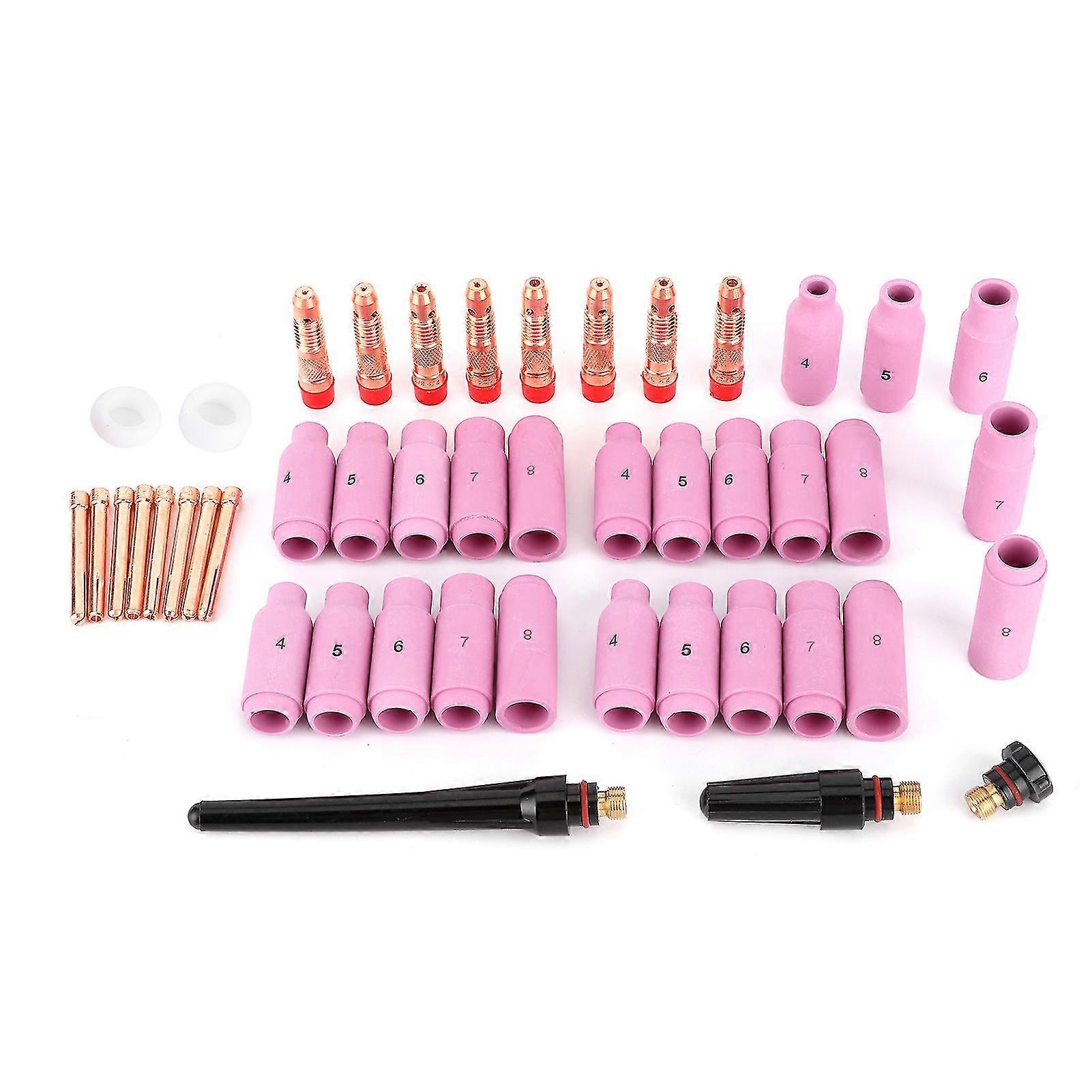 46Pcs TIG Welding Nozzle Set for Torch 171826 Repair Tool