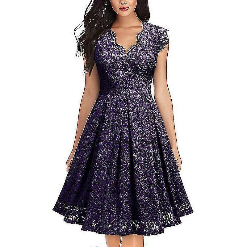 Robe élégante en dentelle, robe de soirée