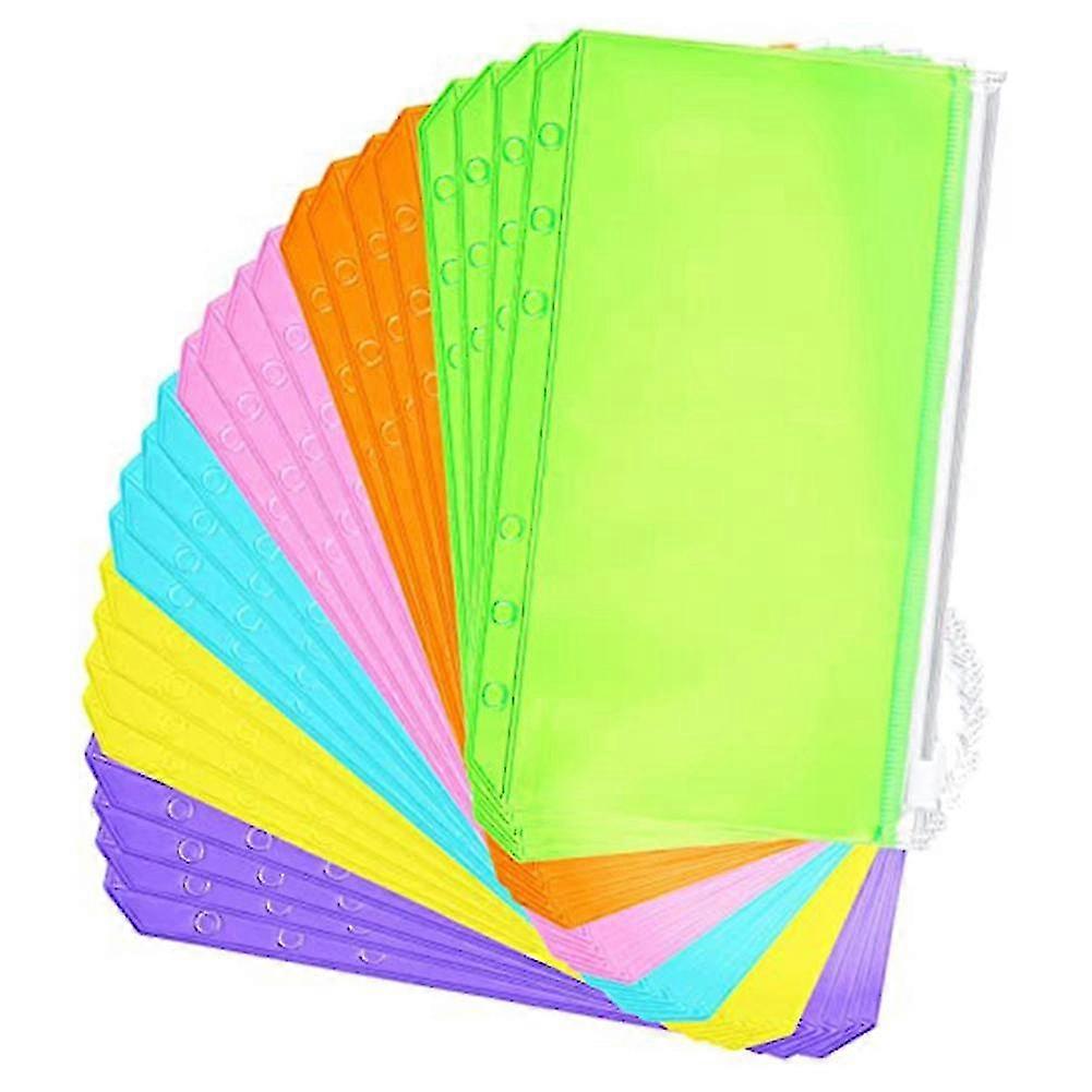 24pcs Budget Binder, A6 Binder, Budget Binder With Zipper Envelopes