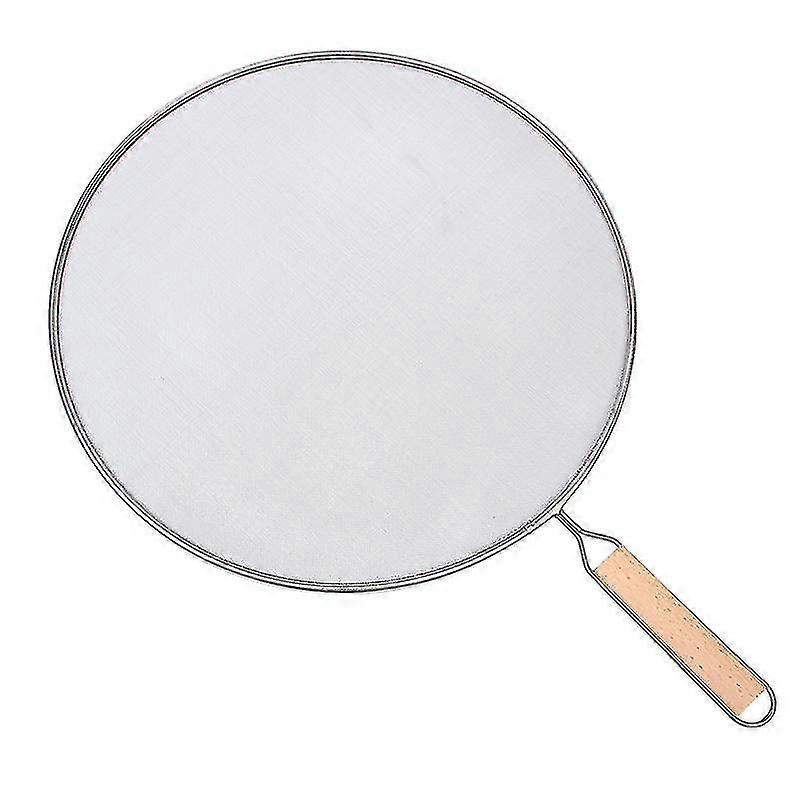 Grease Splatter Screen Fine Mesh Oil Splatter Guard Skillet Splatter Shield Guards 1pc Stainless Steel Fine Mesh For Frying Pan,25cm Banmo