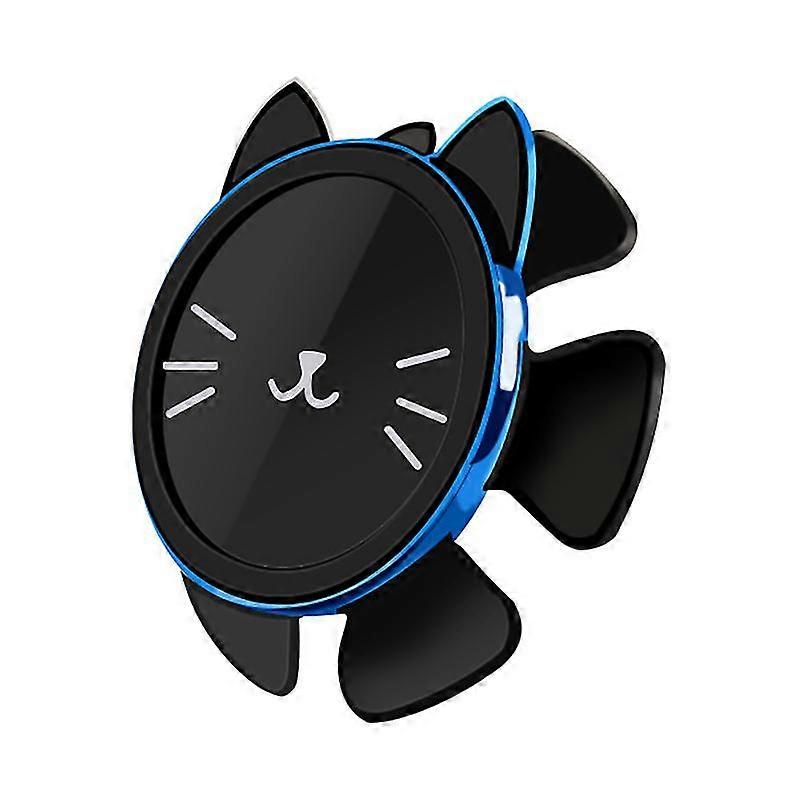 Magnetic Phone Car Mount, Steering Wheel Universal Navigation Mini Phones Stand Holder Blue