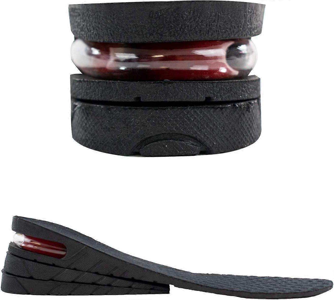 with increased height - 3-layer heel lift - Insole insert for men's shoes - Comfortable insoles for heel orthotics - Adjustable arch support - Pads