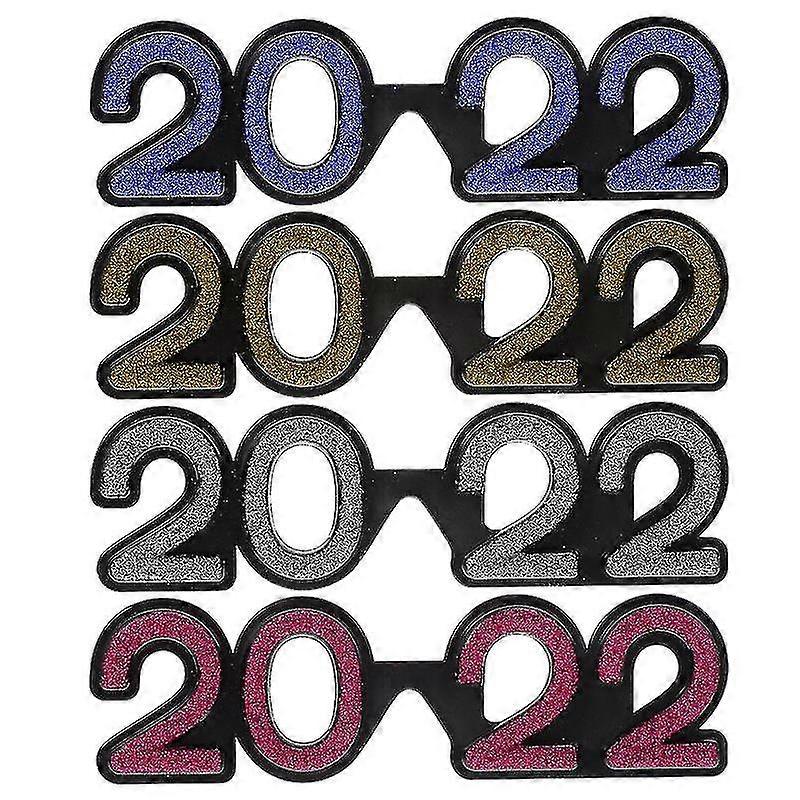 4pcs New Year Photo Props