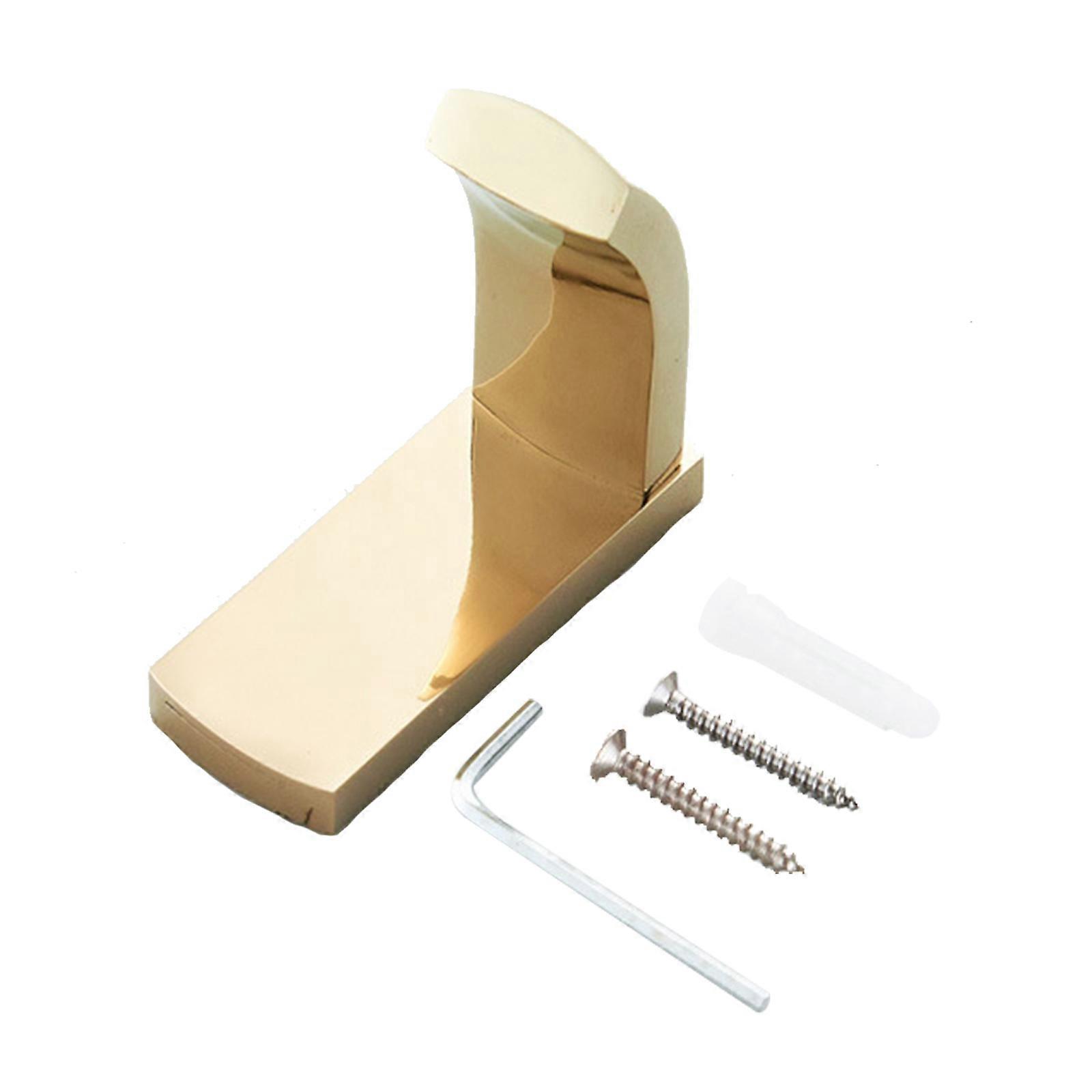 Single Hooks Brass Coat Hooks Wall Mounted Hanger for Bedroom Bathroom Kitchen