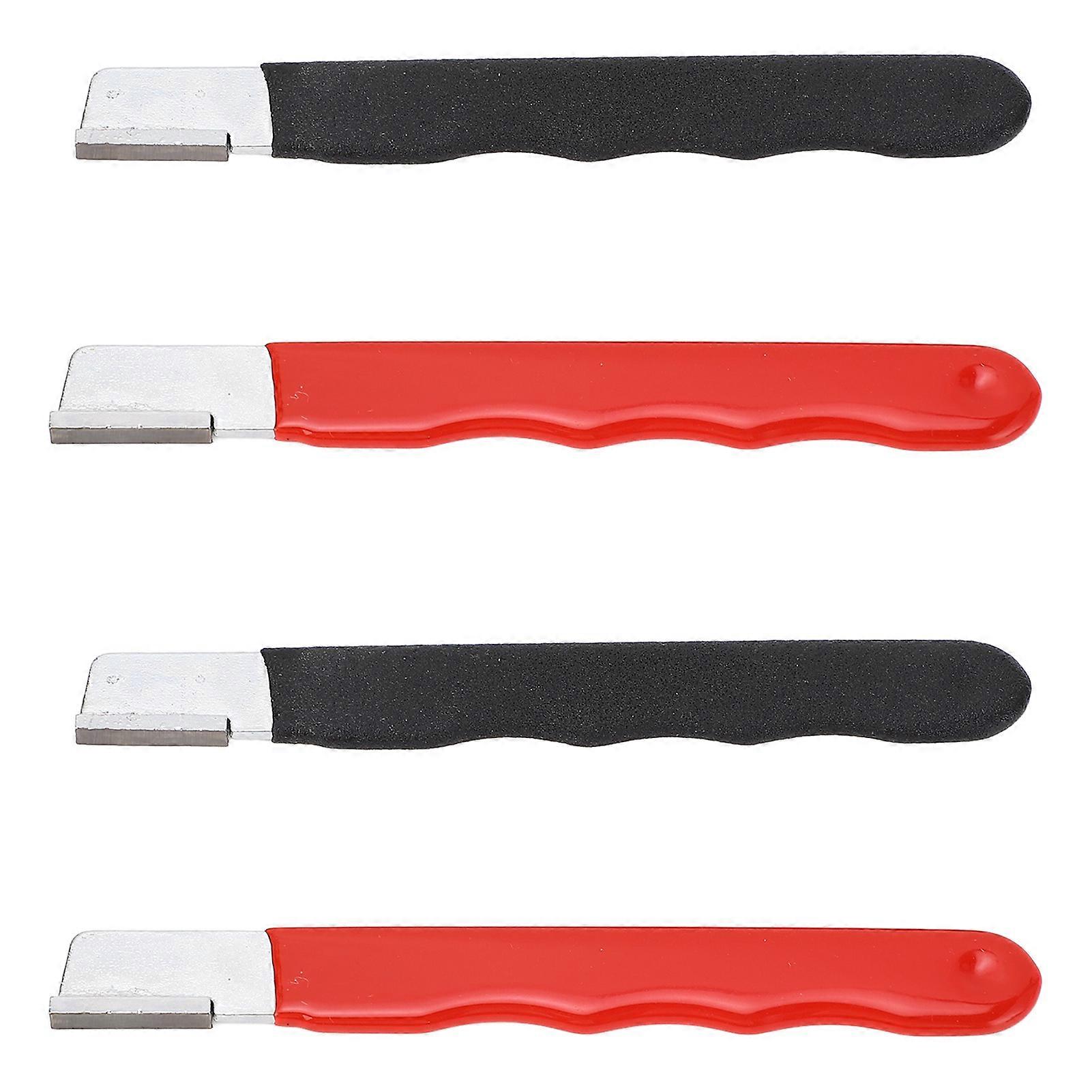 2 Set Garden Tool Blade Sharpener with Comfortable PVC Grip