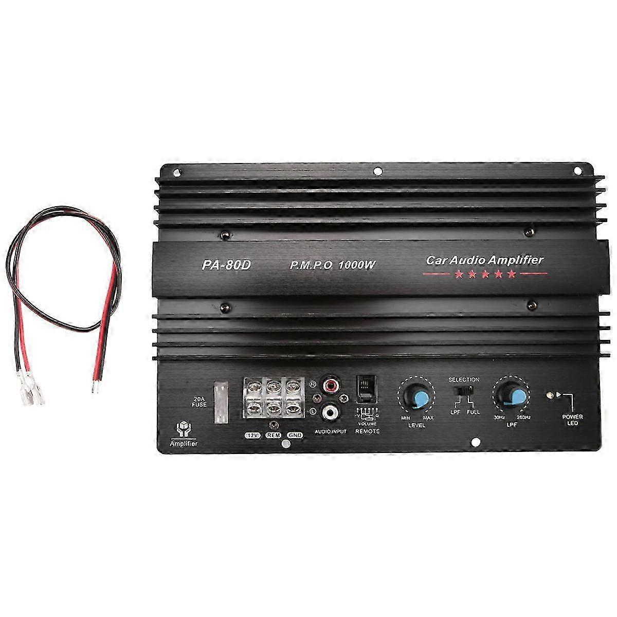 Pa-80d 12v 1000w Araba Ses Yüksek Güç Amplifikatör Amfi Kurulu Güçlü Subwoofer Bas Amfi Araba Çalar