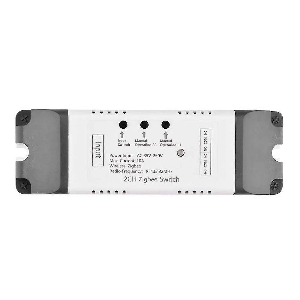 Zigbee smart switch RF module DC7-32V AC85-250V 2CH three-mode Wifi remote control relay switch module with 433Mhz