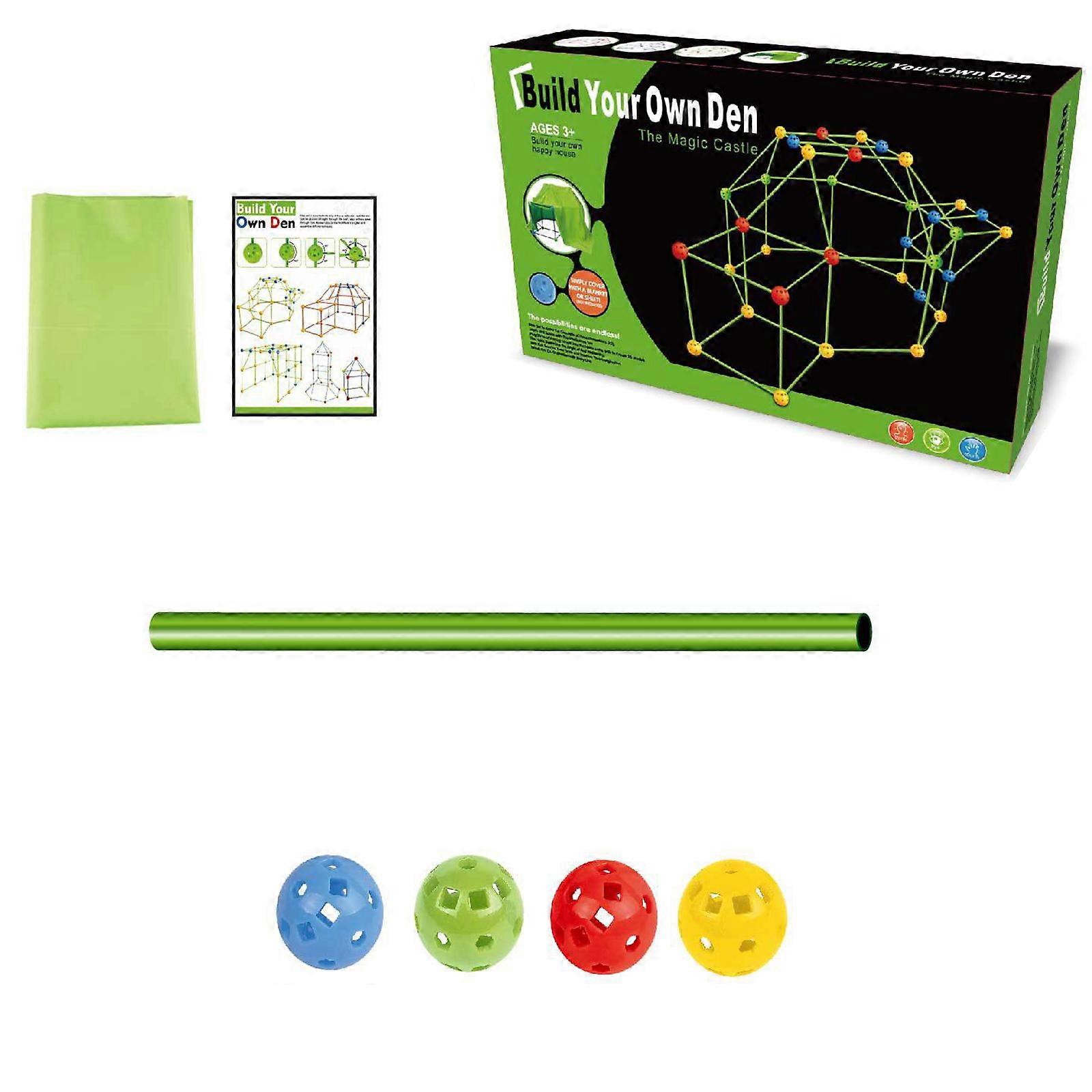 DIY Beaded Tent Tent Construction Game House Assembly Blocks