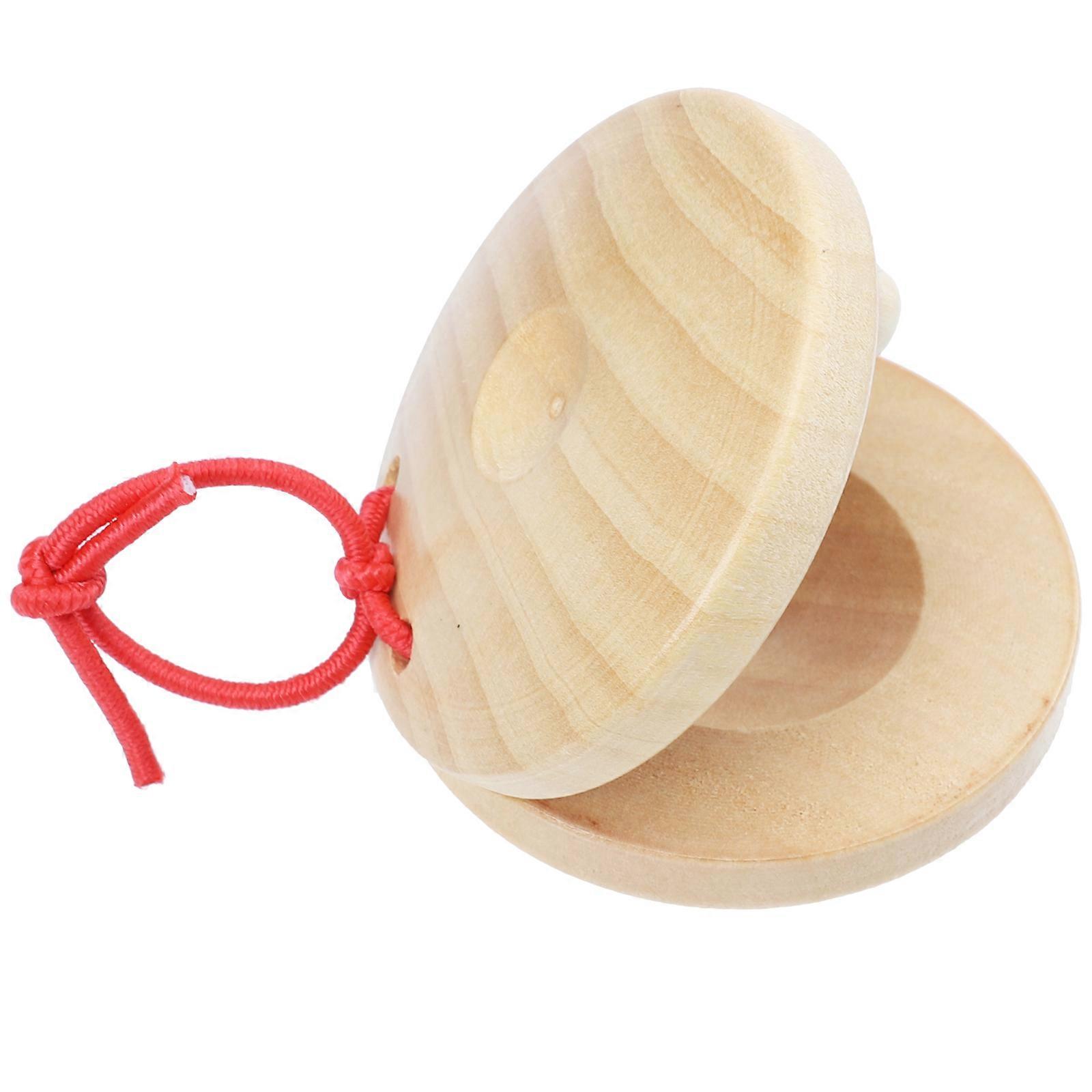 12 kpl Puiset kastanetit Rytmikastanetit Soitin Castanets lapsille