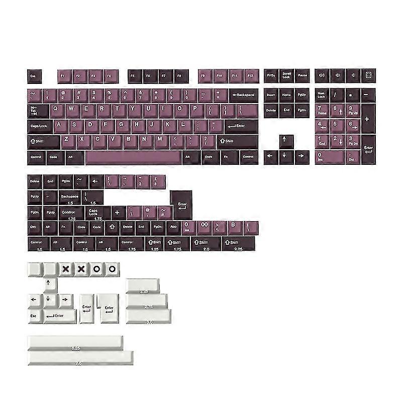 173 Pcs Keycaps Gmk Double Shot Keycap Diy For Cherry Mx Mechanical Keyboard