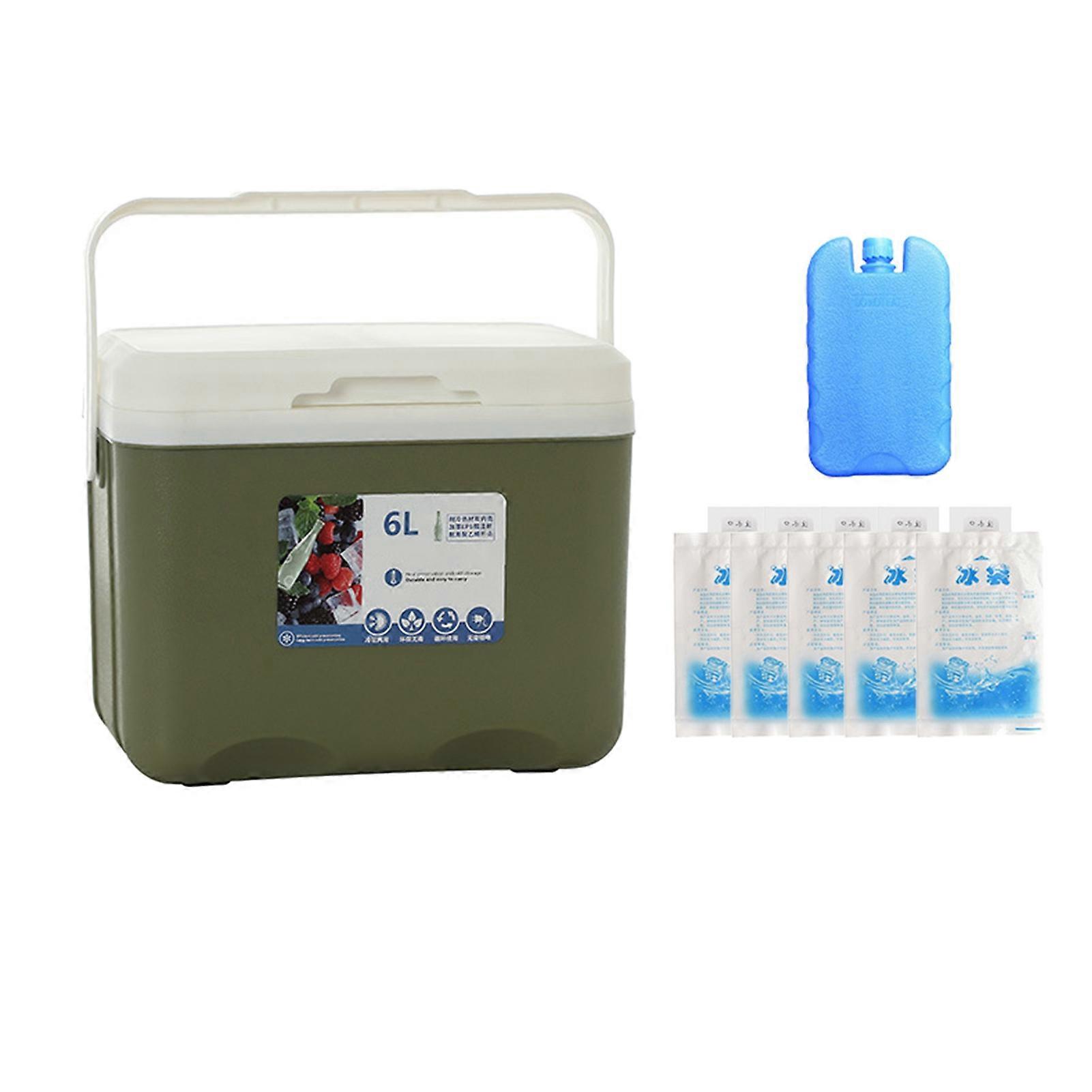 6L Isolierte Lebensmittellieferbox Verdickte PP-Auskleidung in Lebensmittelqualität Heat Cold Insulation Box Container Case