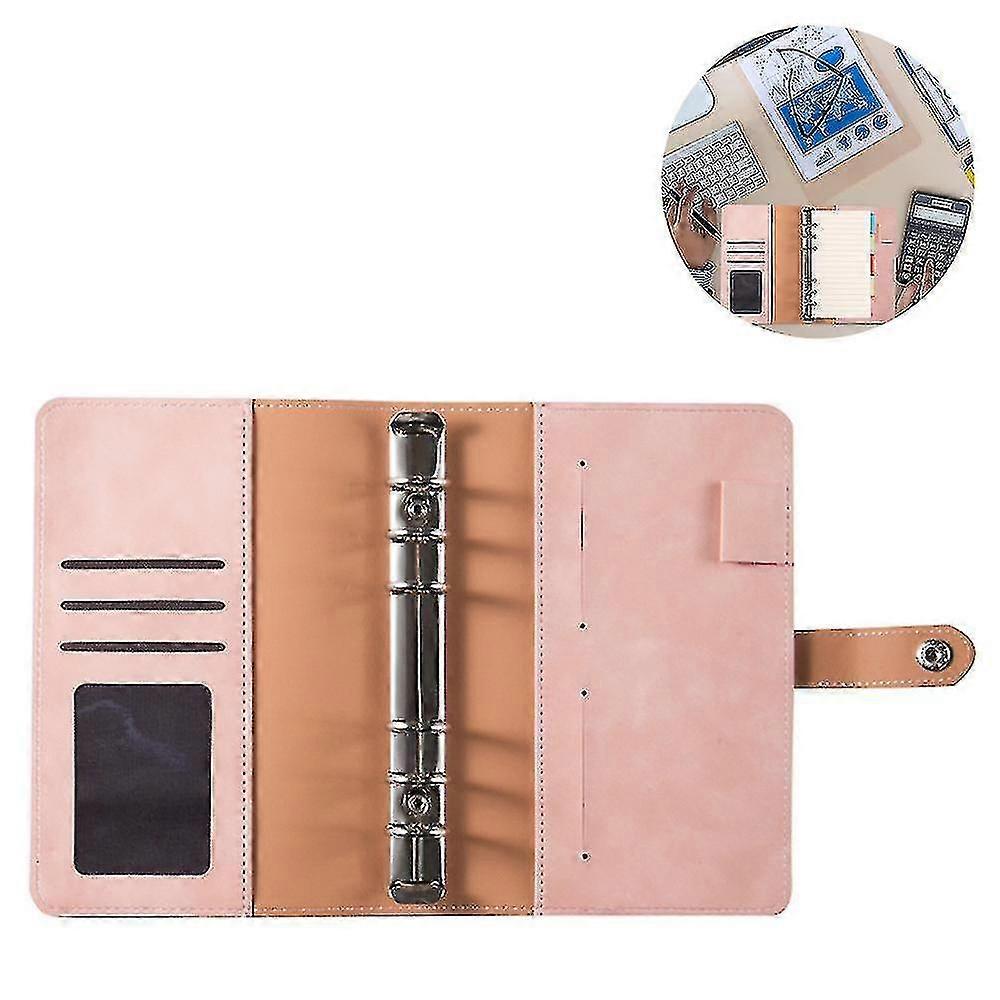 Notebook Binder Buget Planificator Binder Acoperiți cu 12 piese Binder buzunar personale cash buget plicuri Sistem 6 Hole Binder Folder