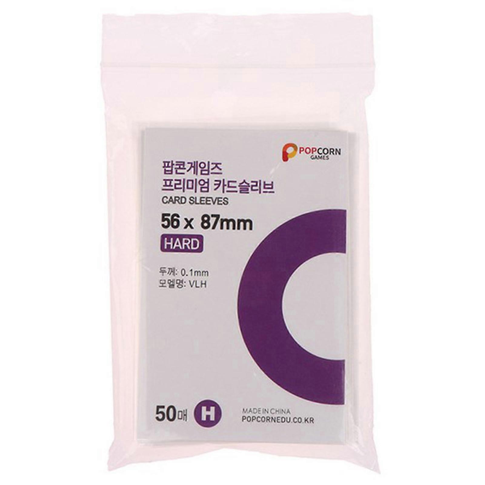 50Pcs CPP Card Films High-transparent Album Waterproof Easy Insertion Gift Card Covers for Collectors