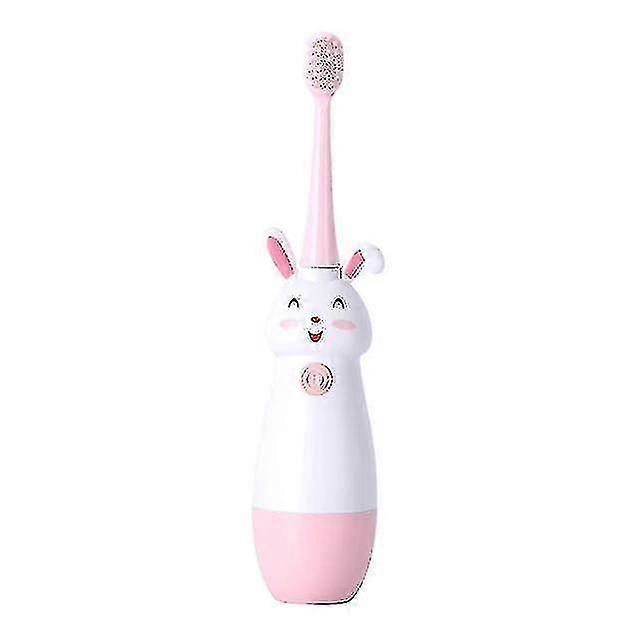 Children'S Electric Cartoon Toothbrush (Pink)