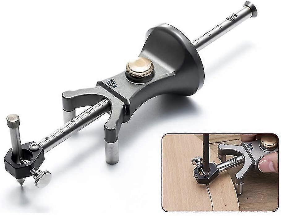 Markierungsmesser, Holzbearbeitung Linearbogen Scribers Dual Purpose Scriber Linienzeichnung Werkzeug DIY Holzbearbeitung Arbeit Scribe Tools