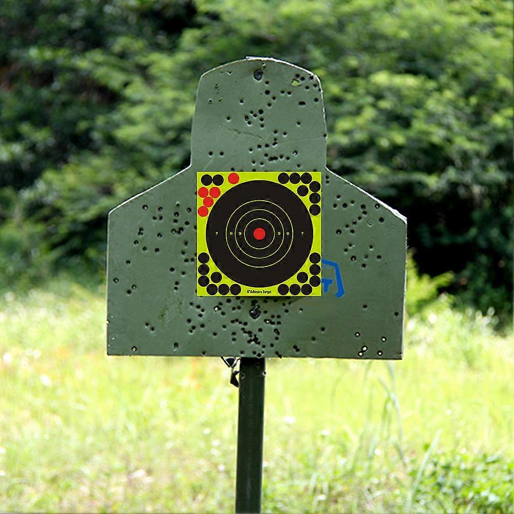 10 个粘性射击目标 - 20 厘米绿色,适合枪支/步枪使用