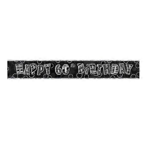 Unique Party Foil 60th Birthday Banner