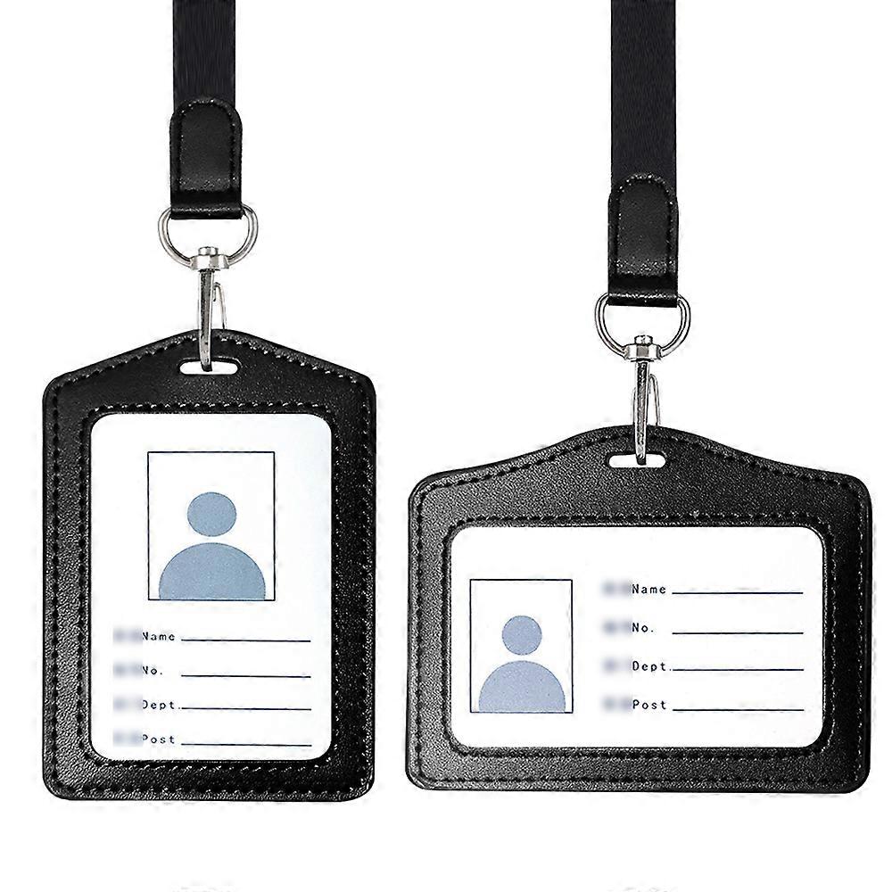 Leather ID Card Holders, Vertical, Transverse, ID Window, Card Case