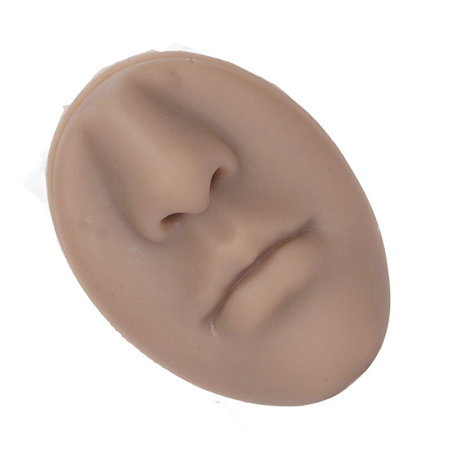 Silicone Nose Piercing Practice Model - Realistic Training Tool for Piercers