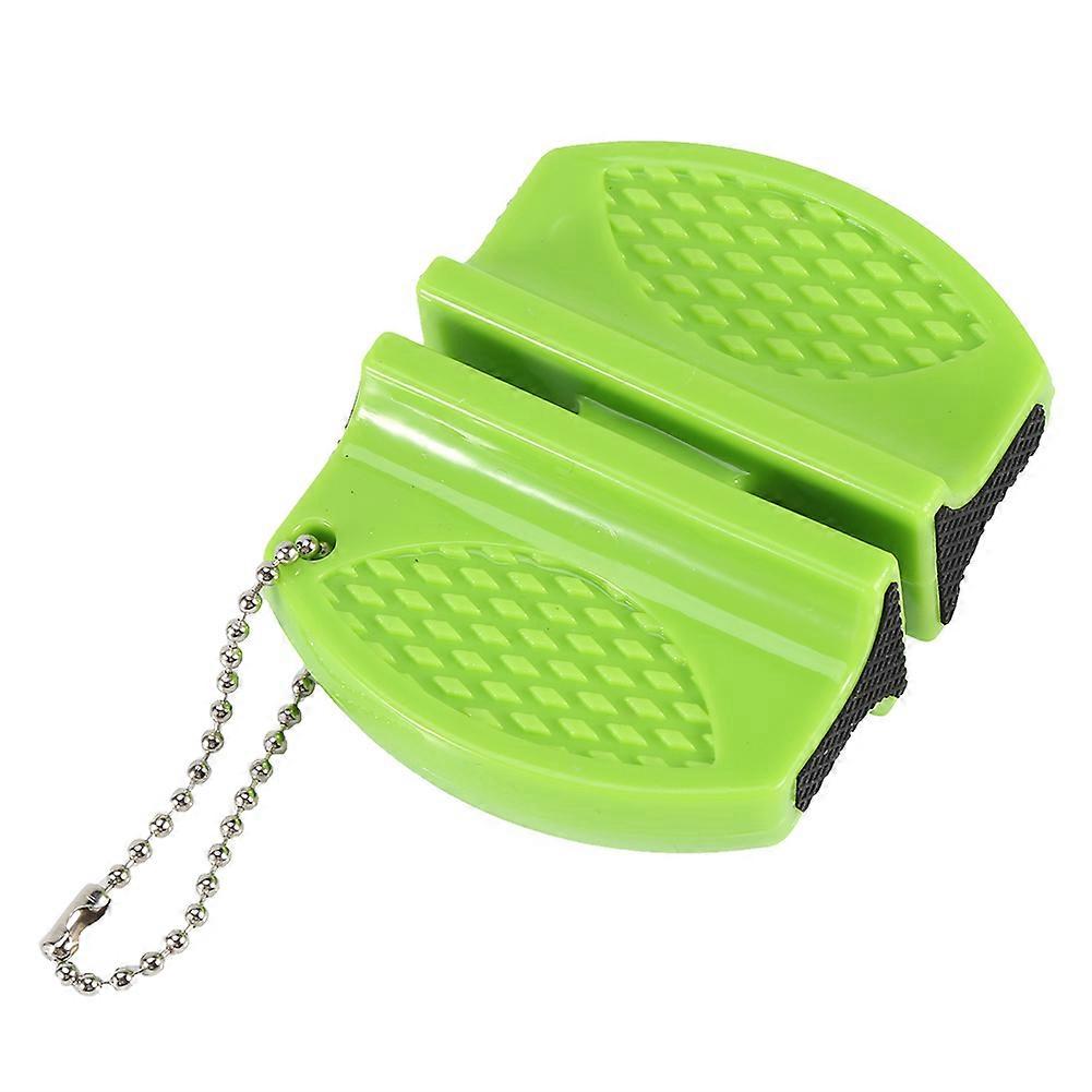 Mini Multi function Portable Quick Knife Sharpeners Sharpening Stone Kitchen Accessories Green