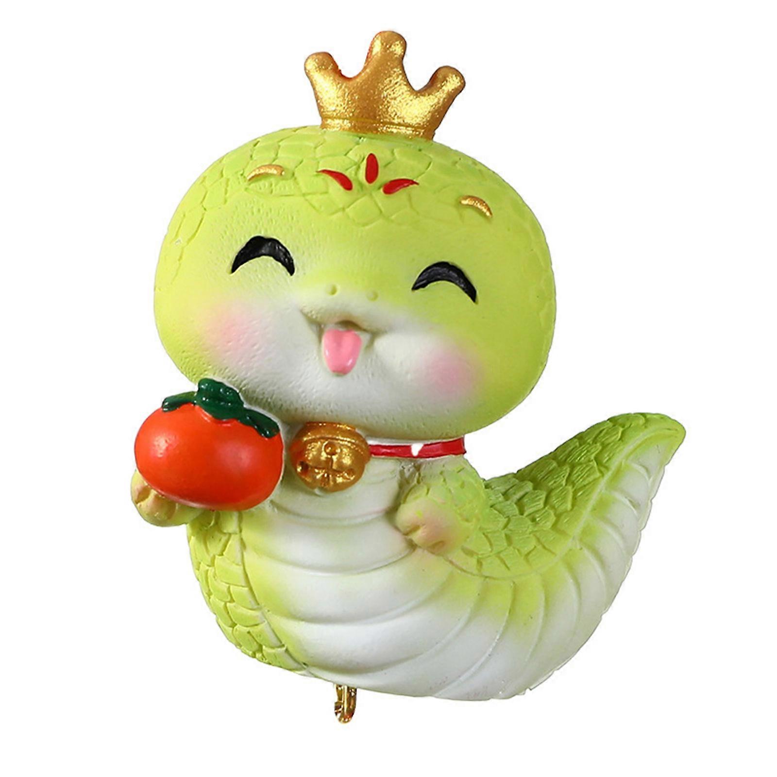 Practical Year of The Snake Celebration Hanging Decoration Assorted Color Sturdy Resin Metal Pendants Daily Use