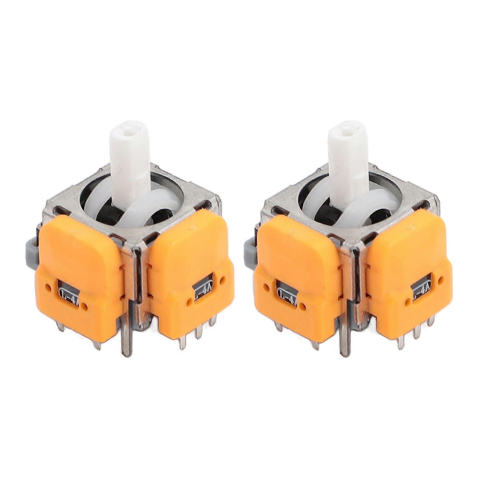 2PCS Joysticks Replacement for SWITCH PRO Controller ABS Metal Hall Effect 3D Analog Sensor Joystick Module