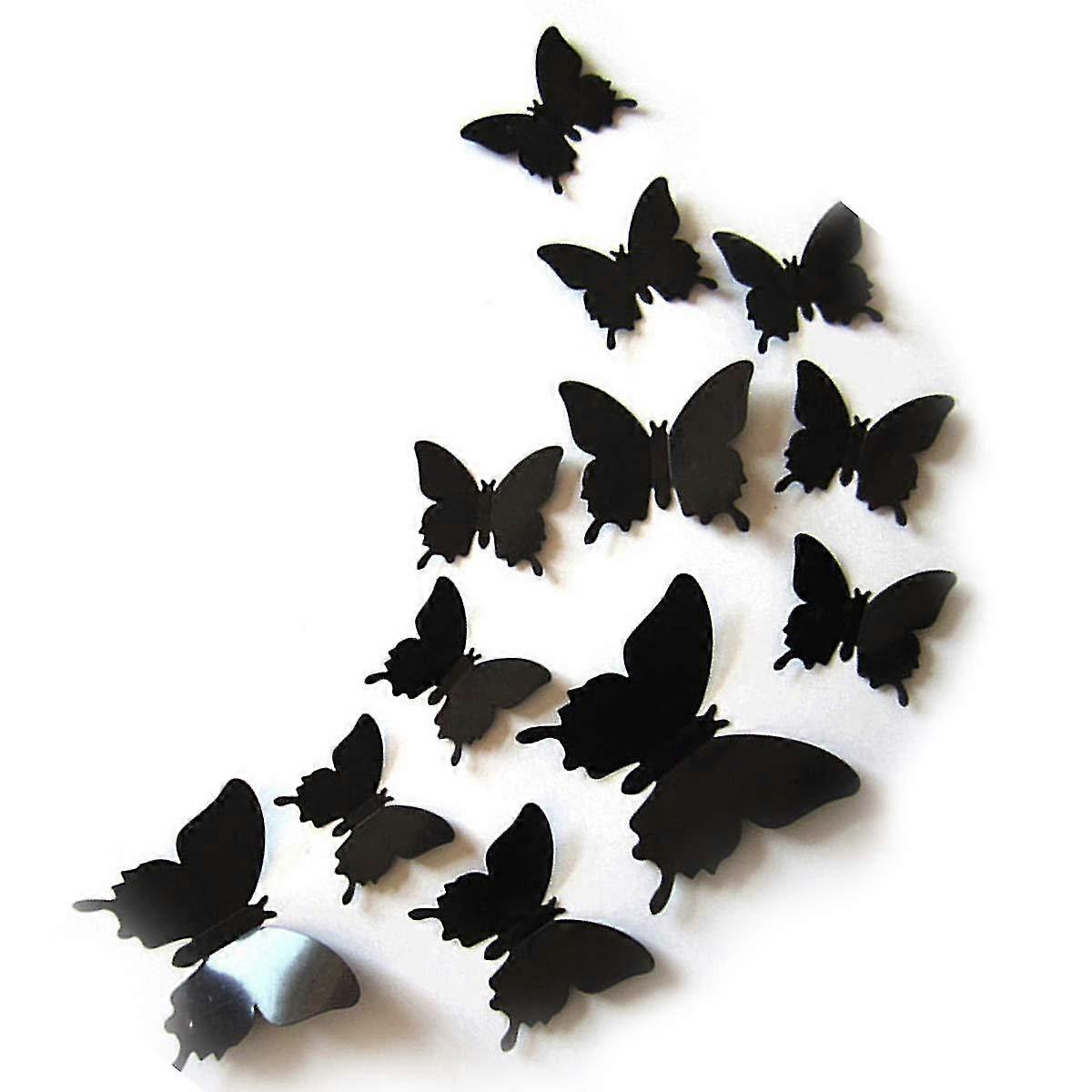 Artistic Mirror Butterfly Wall Decal Removable