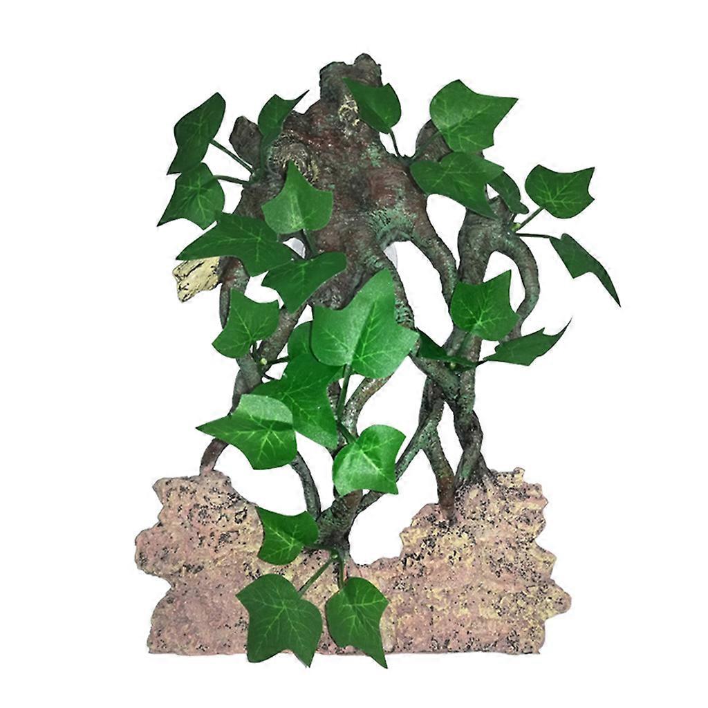 Τεχνητά φυτά ερπετών για αναρρίχηση Lifelike Terrarium Πλαστικά Ζούγκλα Εύκαμπτα αμπέλια Αμφίβια στολίδια οικοτόπων