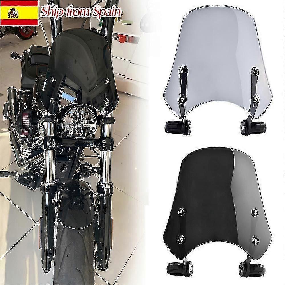 Pare-brise pour Harley Fxst Softail 05-11 Fxstb 00-09 Fxstc 07-10 Fxstd 01-07 Blackline 11-13 Fxdb 06-19 Fxdl 96-18 Boris