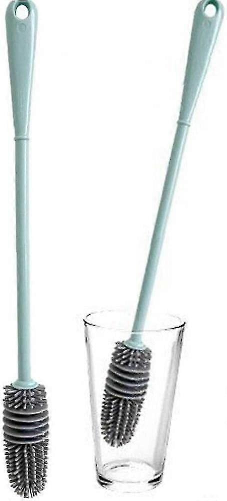 Silicone Cup Brush Cleaning Tool Long Handle