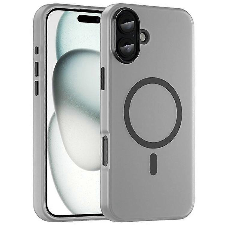 Compatible For iPhone 16 Plus Case Compatible with MagSafe TPU + PC Slim Matte Translucent Phone Cover