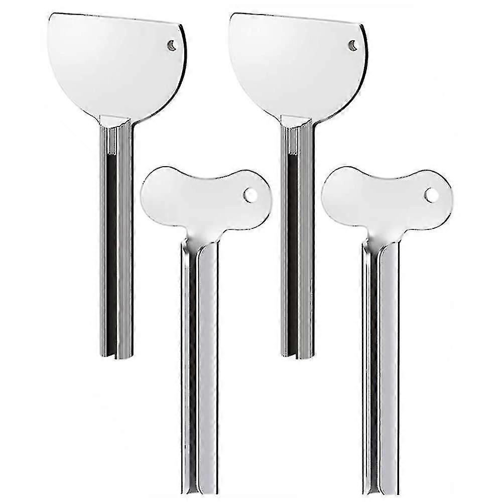 4 Pcs Tube Squeezer Gift Gift Compatible Toothpaste,toothpaste Dispenser Toothpaste Squeezer Roller Tube Creams Paint Squeezer