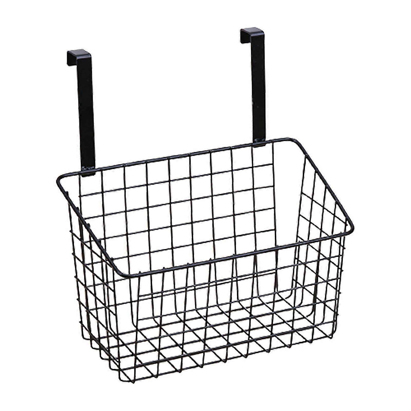 Cutting Boards Wall Door Hanging Storage Basket Black