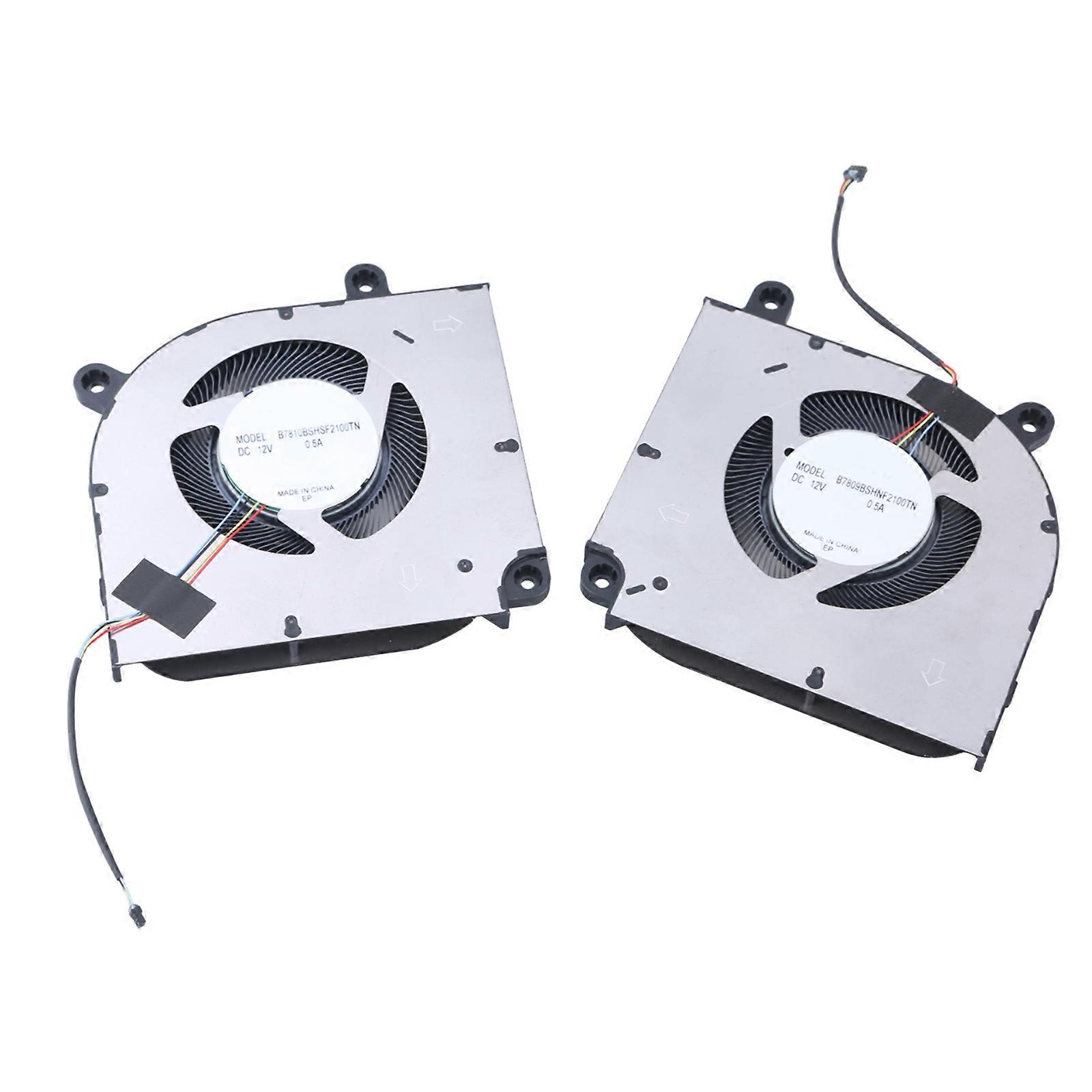 CPU GPU Fan Laptops Cooling Fan DC12V 4Pin 4wires Coolers Fan for 2022 RMG2212 A11-P1 RTX3050 Laptops Part