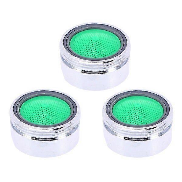 Faucet Nozzle Filter - Water Efficient Aerator for Kitchen and Bathroom - 3 Pack - Durable Copper - Easy Install