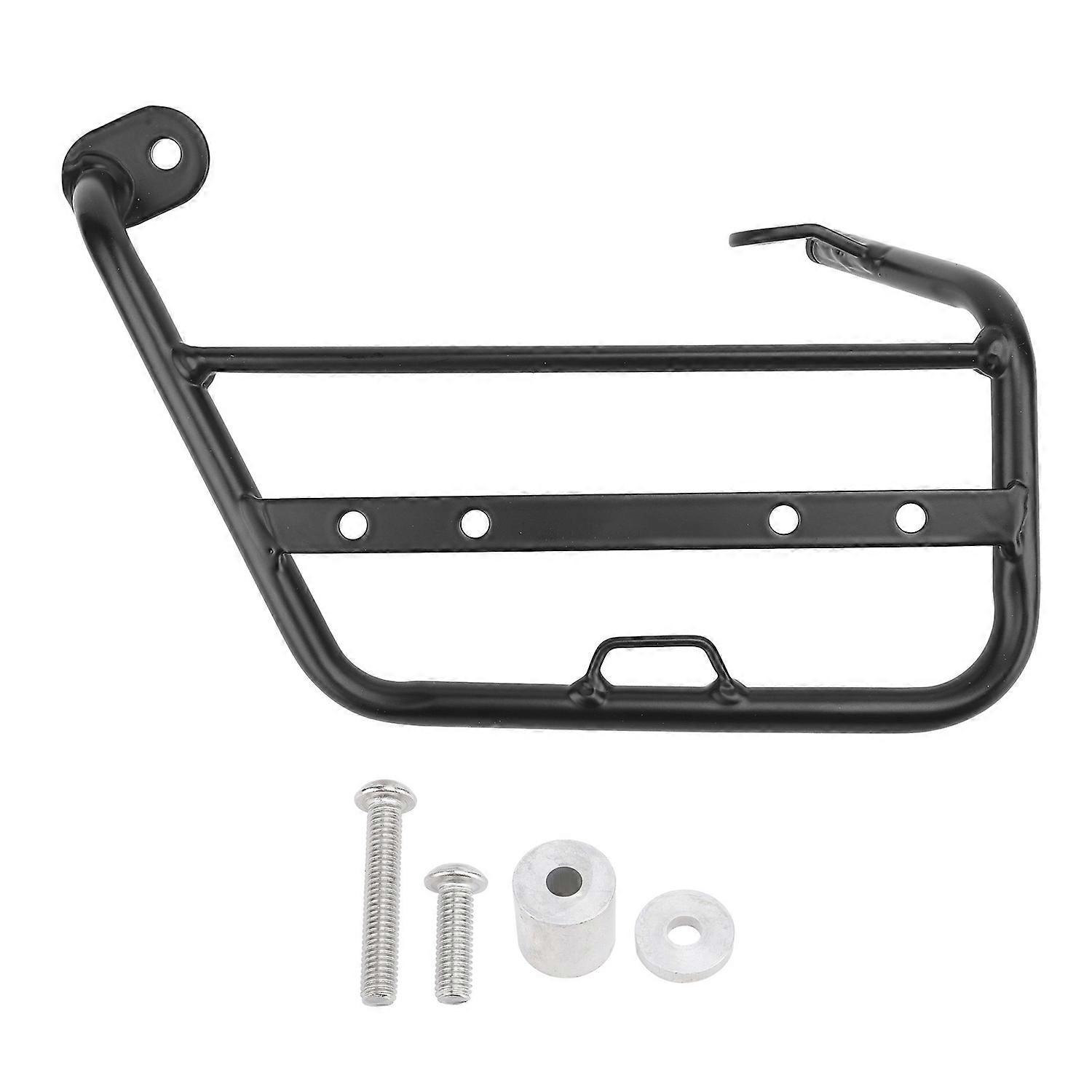 Motorcycle Side Luggage Rack Iron Strong Load Bearing Electrostatic Spraying Side Storage Rack for Z