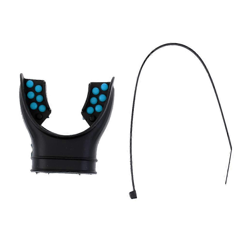 Scuba Diving Snorkel Mouthpiece, with Color Tab & Regulator Tie for Kids