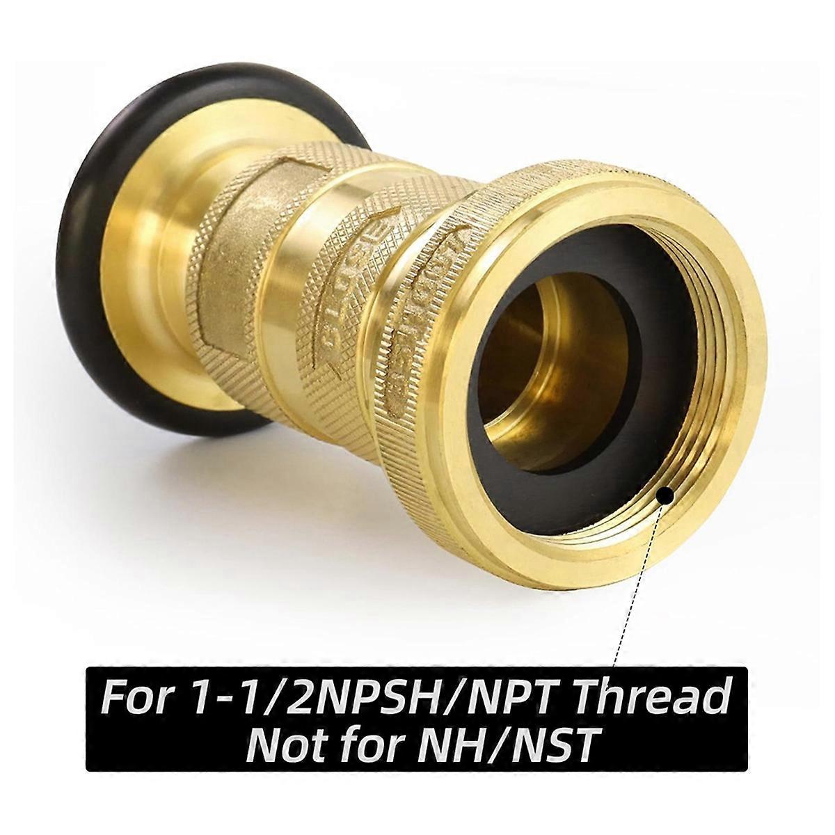 Fire Hose Nozzle 1-1/2 inch NPSH/NPT Fire Hose Nozzle