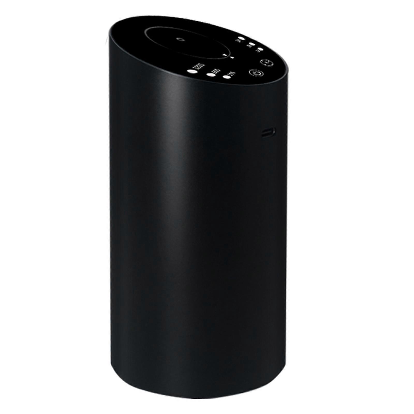 Adjustable Intensity Aromas Dispenser Essential Oil Diffuser Metal Texture for Fragrant Environment for Various Room  Black