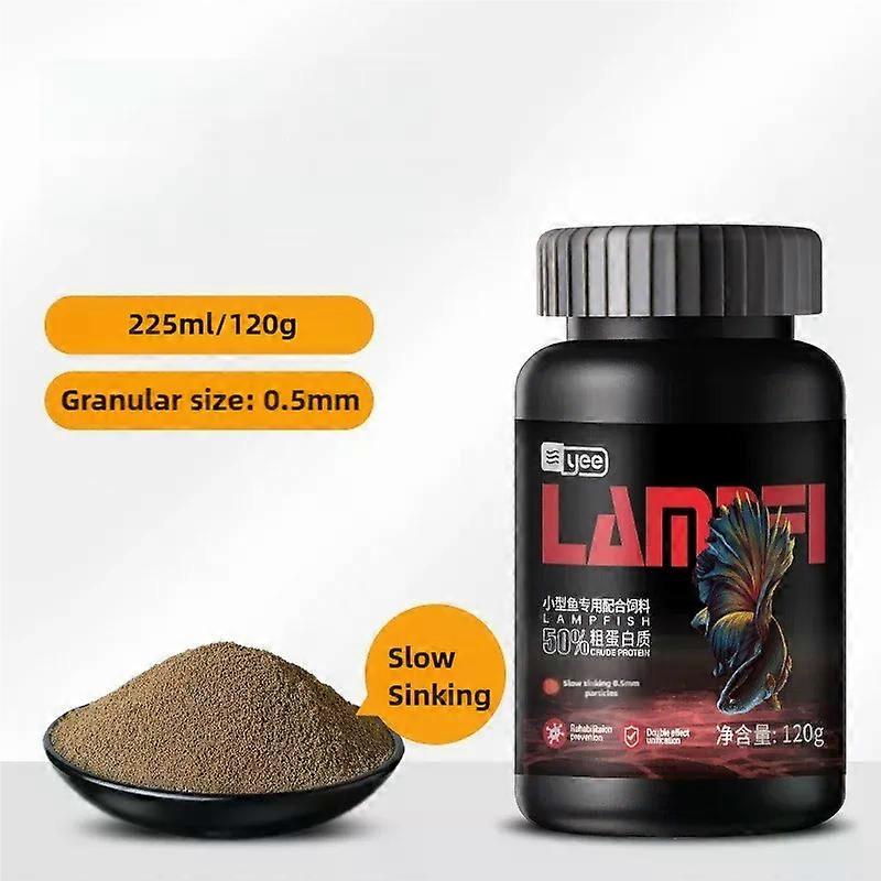 HaKeLai عالية البروتين بيتا جوبي تترا الغذاء الأسماك الاستوائية الصغيرة تغذية بطيئة الغرق نوع 0.5 مم الكريات