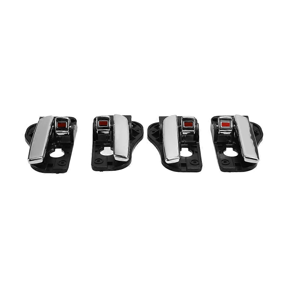 4Pcs/Set Car Inside Chrome Door Handle Set for Carens