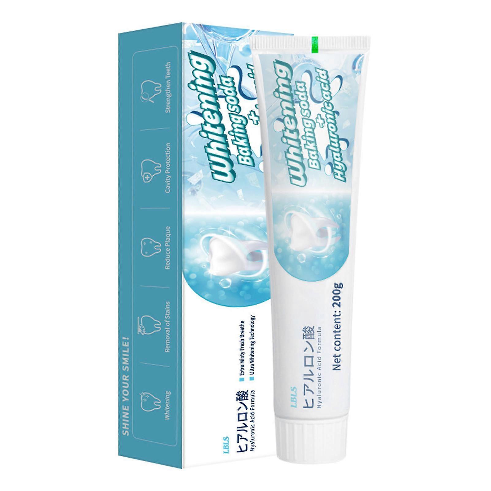 Scoban Contains Baking Soda to Whiten Teeth, Double Mint Toothpaste to Freshen Breath, Remove Yellow Teeth and Stains