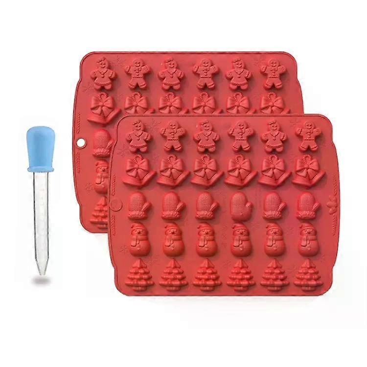 Christmas Baking Tool-Red Drop Glue Mold for Cake & Barbecue Red
