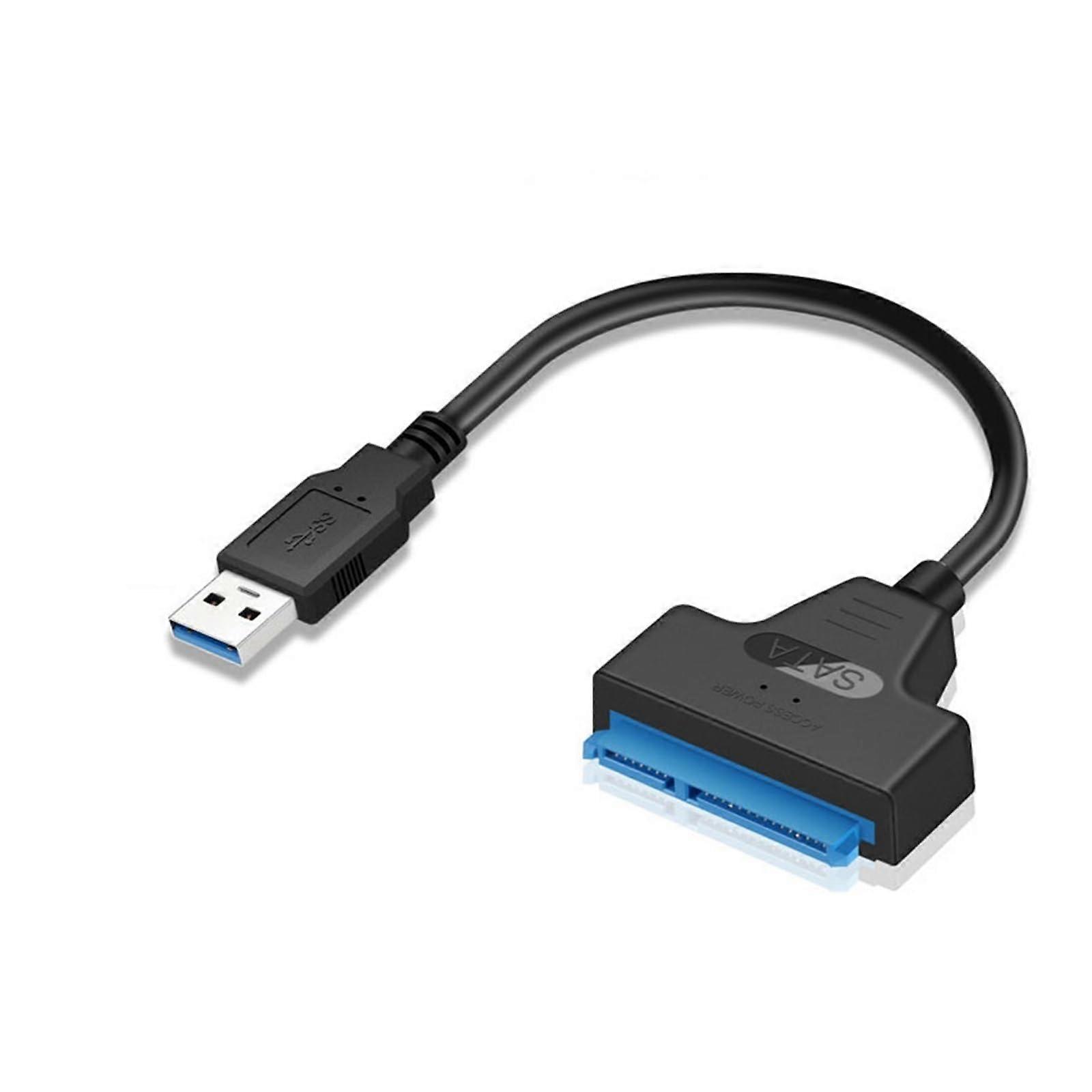 SATA to USB 3.0/2.0 Cable Up to 6 Gbps Fit Compatible 2.5 Inch External HDD SSD