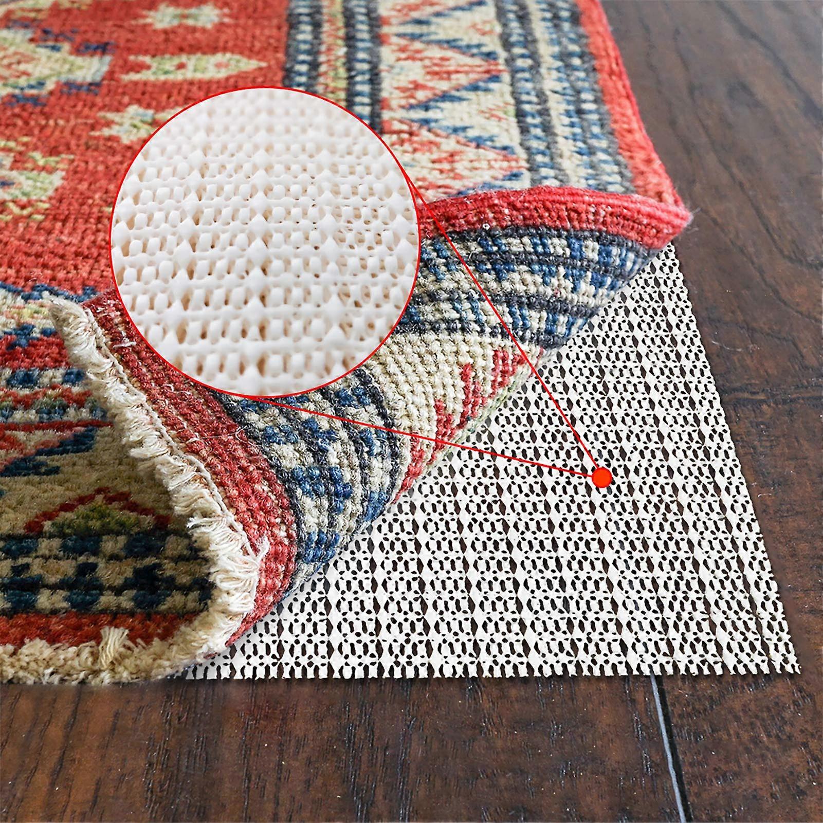 8x10 Carpet Pad for Hard Surfaces, Non-Slip Grip, Thick Cushioning, Suitable for Area Rugs and Floor Compatibility