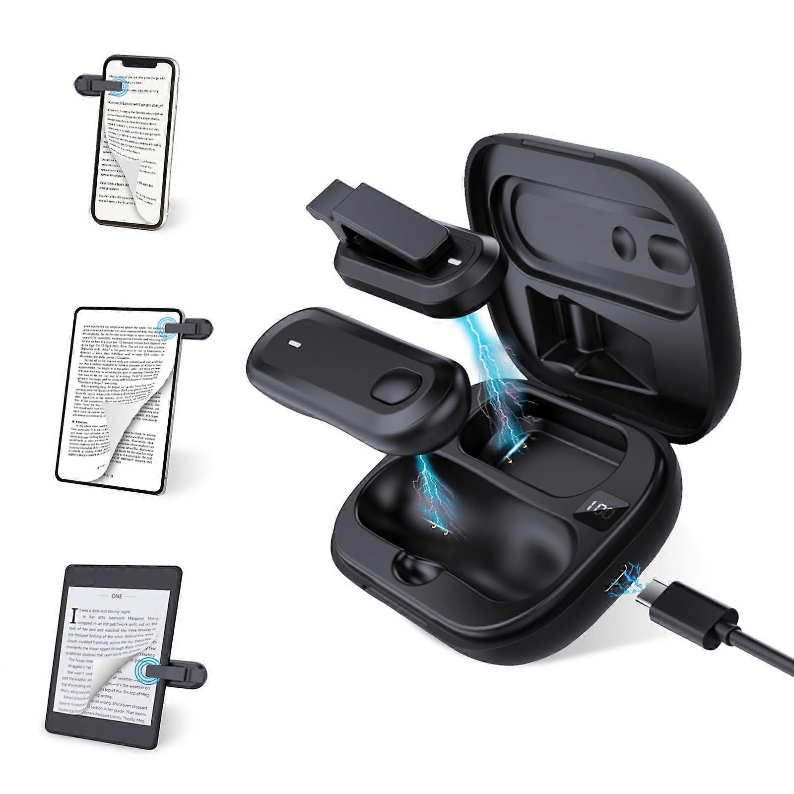 Page Turner for Kindle Paperwhite with Camera Video Recording Remote Triggers and Charging Case for Easy Reading