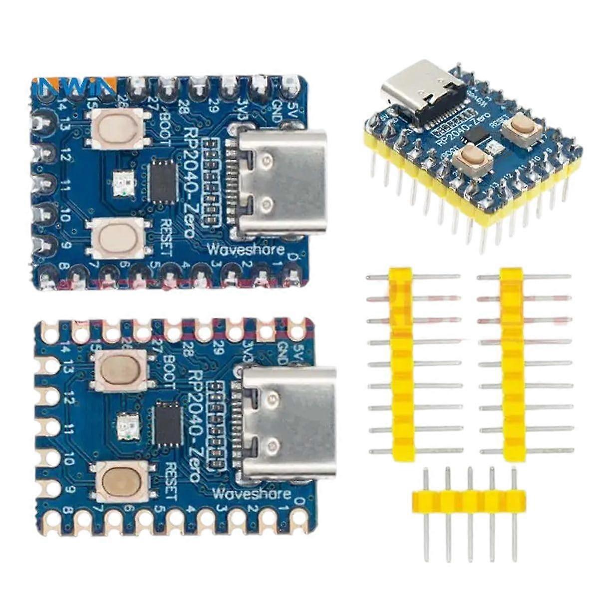 RP2040 Raspberry Pi Microcontroller Development Board, Dual-Core Cortex M0+, 2MB Flash, High Reliability, Stable Performance